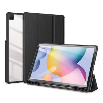   DUX DUCIS tok TOBY ceruza tárolóval SAMSUNG Tab S6 Lite (P610/P613/P615/P619), fekete