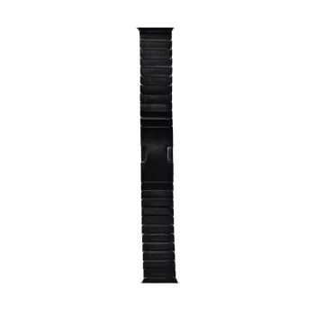   Devia óraszíj Elegáns Link karkötő Apple Watch 49mm/ 45mm/ 44mm/ 42mm űr, fekete