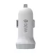 Devia autós töltő Smart 2x USB 3,1A, fehér
