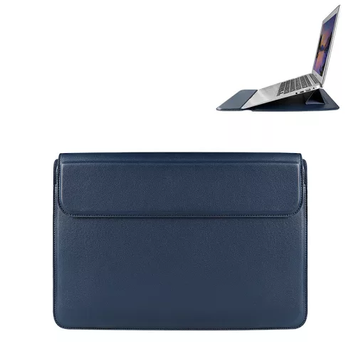 Devia MacBook bracket bag Ultra-Thin 13,3'' waterproof PU leather táska, kék