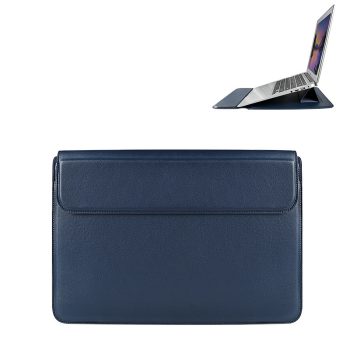   Devia MacBook bracket bag Ultra-Thin 15,4'' waterproof PU leather táska, kék