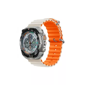  Devia óraszíj Deluxe Sport6 Apple Watch 42mm/ 44mm/ 45mm/ 49mm csillagfény, narancssárga