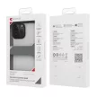 Comma case Hard Jacket hátlap, antibakteriális tok iPhone 15 Plus, átlátszó