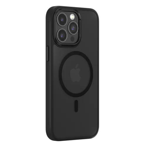 Comma case Joy Elegant Mag MagSafe hátlap, tok iPhone 15 Plus, fekete