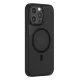 Comma case Joy Elegant Mag MagSafe hátlap, tok iPhone 15 Plus, fekete