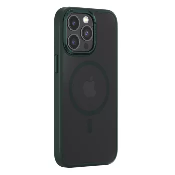   Comma case Joy Elegant Mag MagSafe hátlap, tok iPhone 15 Plus, zöld