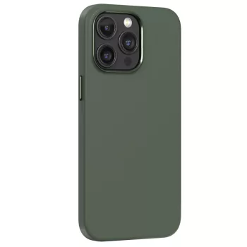   Comma case Nature Mag MagSafe hátlap, tok iPhone 15 Plus, zöld