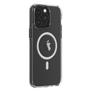   Comma case Crystal Mag MagSafe hátlap, tok iPhone 15 Pro Max, átlátszó