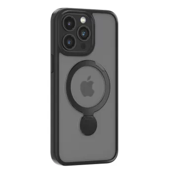   Comma case Joy Shark Mag MagSafe hátlap, tok iPhone 15, fekete