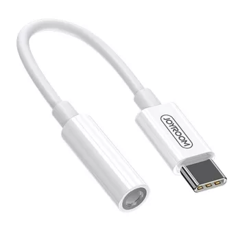   Joyroom SH-C1 fejhallgató mini jack 3,5 mm (female)/USB-C (male) adapter, fehér