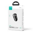 Joyroom JR-CCN06 30W 2x USB-C mini autós töltő metal, fekete