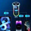 Joyroom fast autós töltő 4in1 USB-A QC3.0 / 2xUSB-C PD 150W, fekete (JR-CL21)