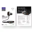 Joyroom fast autós töltő 5x USB 6.2 A with extension kábel, fekete (JR-CL03)