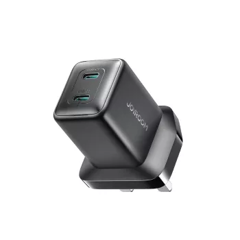  Joyroom JR-TCG17 45W 2 x USB-C hálózati töltő (UK plug), fekete