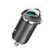 Joyroom fast autós töltő USB Type C / USB 45 W 5 A Power Delivery Quick Charge 3.0 AFC SCP , szürke (C-A35)