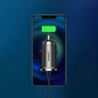 Joyroom fast autós töltő USB Type C / USB 45 W 5 A Power Delivery Quick Charge 3.0 AFC SCP , szürke (C-A35)