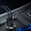 Joyroom fast autós töltő USB Type C / USB 45 W 5 A Power Delivery Quick Charge 3.0 AFC SCP , szürke (C-A35)