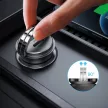 Joyroom fast autós töltő USB Type C / USB 45 W 5 A Power Delivery Quick Charge 3.0 AFC SCP , szürke (C-A35)