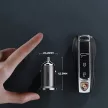 Joyroom fast autós töltő USB Type C / USB 45 W 5 A Power Delivery Quick Charge 3.0 AFC SCP , szürke (C-A35)