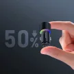 Joyroom autós töltő 2 x USB háttérvilágítással 24W, fekete (JR-CL10)
