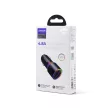 Joyroom autós töltő 2 x USB háttérvilágítással 24W, fekete (JR-CL10)