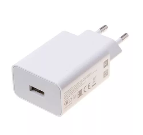 Xiaomi gyári töltő USB-A 22,5W (MDY-11-EP) QC 3.0 (dobozos), fehér