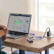 Ugreen HUB CM512 15598 6in1 USB-C 3x USB-A 3.0 / HDMI / RJ45 / USB-C PD, USB-HUB, szürke