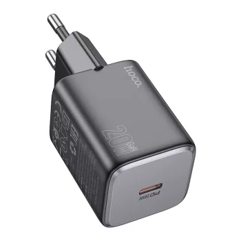 HOCO hálózati töltő Type C QC PD 20W N40, fekete
