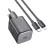 HOCO hálózati töltő Type C + kábel Type C to Lightning QC PD 20W N40, fekete