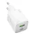 HOCO hálózati töltő USB A + Type C PD QC 3A 20W N41, fehér