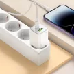 HOCO hálózati töltő USB A + Type C PD QC 3A 20W N41, fehér