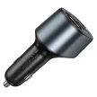 HOCO autós töltő USB A + Type C + cigarette lighter PD QC3.0 3A 35W Z56, fekete