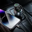 HOCO autós töltő USB A + Type C + cigarette lighter PD QC3.0 3A 35W Z56, fekete