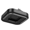 HOCO asztali hálózati töltő 2in1 Type C + wireless charging 5W PD QC 3A 30W CQ16B, fekete