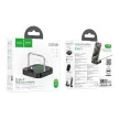 HOCO asztali hálózati töltő 2in1 Type C + wireless charging 5W PD QC 3A 30W CQ16B, fekete