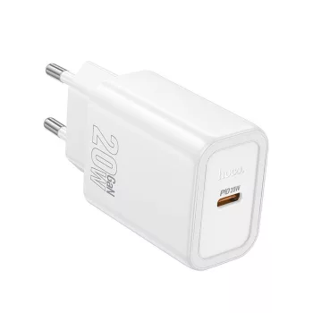 HOCO hálózati töltő Type C PD QC 20W N60, fehér