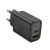 HOCO hálózati töltő USB A + Type C PD QC3.0 3A 20W N61, fekete