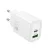 HOCO hálózati töltő USB A + Type C PD QC3.0 3A 20W N61, fehér