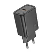 HOCO hálózati töltő Type C PD QC 30W N62, fekete