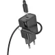 HOCO hálózati töltő Type C + kábel Type C to Lightning PD QC 30W N62, fekete