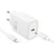 HOCO hálózati töltő Type C + kábel Type C to Lightning PD QC 30W N62, fehér