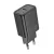 HOCO hálózati töltő USB A + Type C PD QC3.0 3A 30W N63, fekete