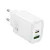 HOCO hálózati töltő USB A + Type C PD QC3.0 3A 30W N63, fehér