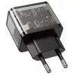HOCO hálózati töltő USB A + Type C PD QC3.0 3A 20W N34 transparent