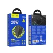 HOCO hálózati töltő 2 x Type C + 2 x USB A PD QC3.0 3A 20W N55, fekete