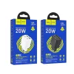 HOCO hálózati töltő 2 x Type C + 2 x USB A PD QC3.0 3A 20W N55, fekete