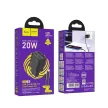 HOCO hálózati töltő 2 x Type C + 2 x USB A + kábel Type C to Lightning PD QC3.0 3A 20W N55, fekete