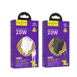 HOCO hálózati töltő 2 x Type C + 2 x USB A + kábel Type C to Lightning PD QC3.0 3A 20W N55, fekete