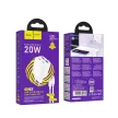 HOCO hálózati töltő 2 x Type C + 2 x USB A + kábel Type C to Lightning PD QC3.0 3A 20W N55, fehér