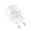 HOCO hálózati töltő 2 x Type C + 2 x USB A PD QC3.0 3A 20W N56, fehér